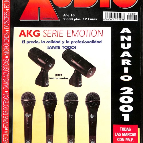 Revista Producción Audio Show Anuario 2001