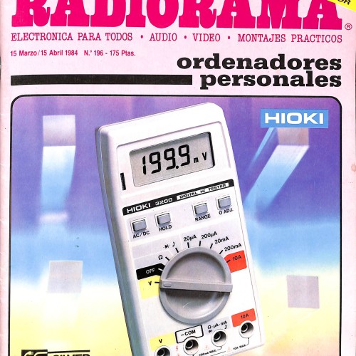Revista Radiorama, n.º 196 (Marzo/Abril 1984)