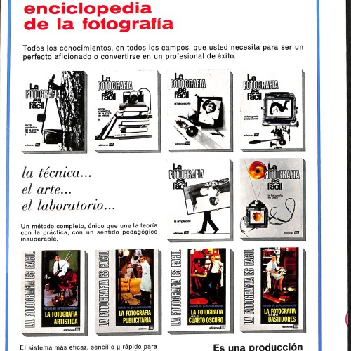 Libro 'La Fotografía es fácil: La Fotografía Publicitaria', método de perfeccionamiento, Ediciones AFHA