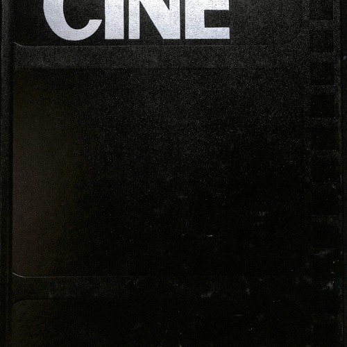 Libro 'Historia Universal del Cine', encuadernación negra simulando un fotograma