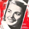 Revista Cine-Mundial de noviembre de 1945 con Ingrid Bergman en portada