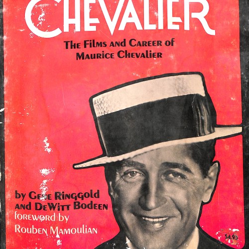 Libro 'Chevalier. The Films and Career of Maurice Chevalier', por Gene Ringgold y DeWitt Bodeen