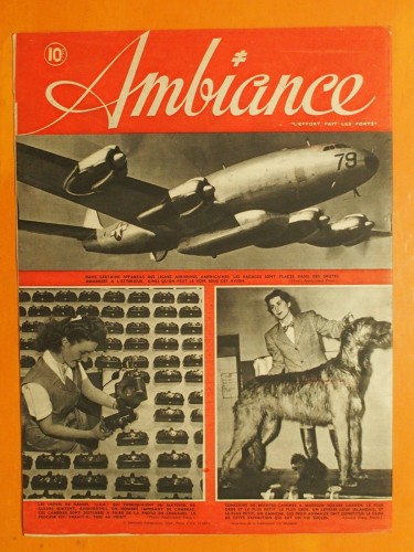 Ambiance caméras de reportage magazine Estereo 1946