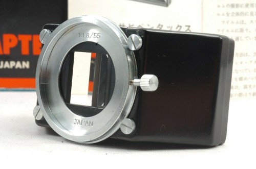 Adaptador estereo para cámara Asahi Pentax y visor estereo
