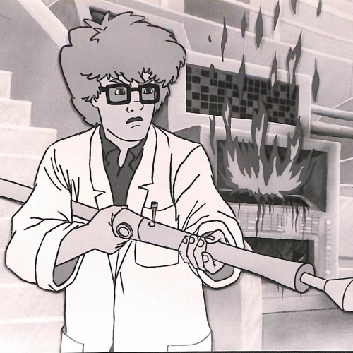 Celuloide de animación de Los Cazafantasmas (Egon Spengler)