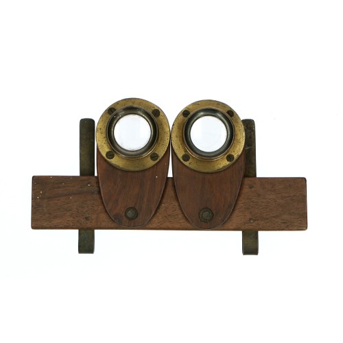 Stereo viewer Victorian wooden folding