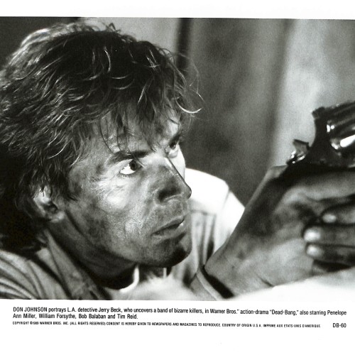 Fotografía publicitaria de prensa (Press Still) de la película "Dead-Bang"