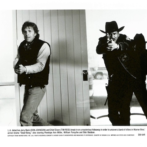 Fotografía promocional de prensa de la película 'Dead-Bang'