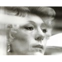 Fotografía en blanco y negro de actriz