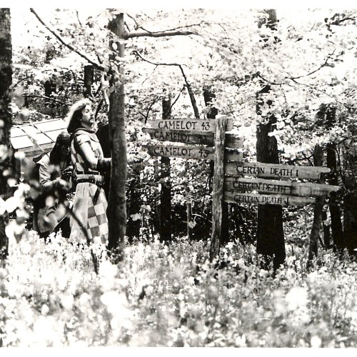 Fotografía promocional de la película "Monty Python and the Holy Grail"