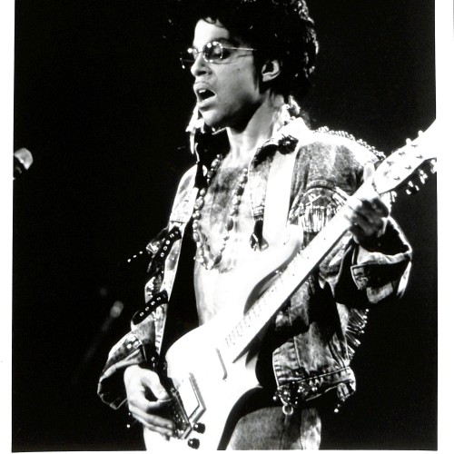 Fotografía promocional de Prince en la película 'Sign 'O' The Times'