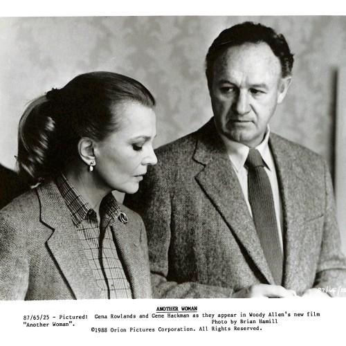 Fotografía de prensa original de la película 'Otra Mujer' (Another Woman, 1988)