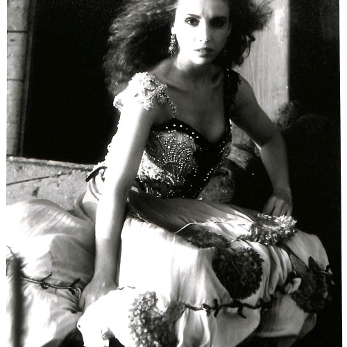 Fotografía en blanco y negro de Ana Belén