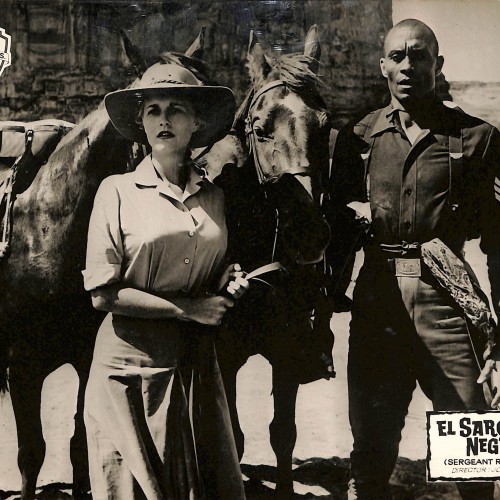 Fotocromo original de la película 'El sargento negro' (Sergeant Rutledge)