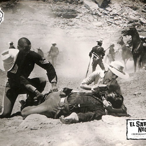Fotocromo o 'lobby card' de la película 'El Sargento Negro' (Sergeant Rutledge)