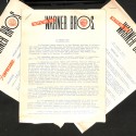Lote de boletines promocionales de Warner Bros. para la película "El Sargento Negro" (Sergeant Rutledge)