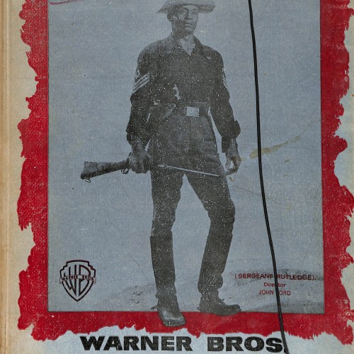 Programa de mano de la película 'El sargento negro' (Sergeant Rutledge)