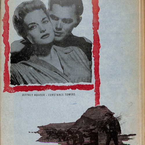 Programa de mano de la película 'El sargento negro' (Sergeant Rutledge)