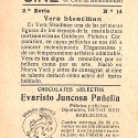 Cromo coleccionable de Vera Steadman, Colección Chocolates Juncosa