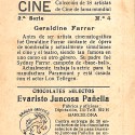 Cromo coleccionable de Geraldine Farrar, Chocolates Selectos Evaristo Juncosa Pañella