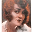 Cromo de la actriz Constance Bennett, serie Cine de Evaristo Juncosa Pañella