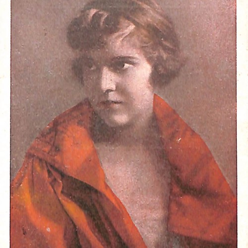 Cromo coleccionable de Lillian Gish, Chocolates Evaristo Juncosa Pañella