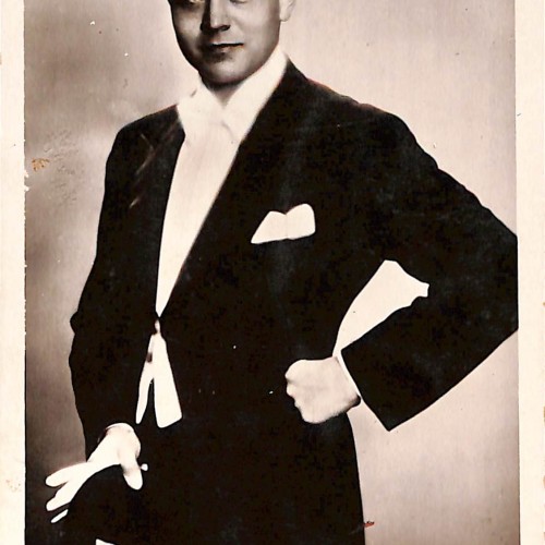 Tarjeta postal fotográfica del actor Gustav Fröhlich