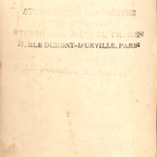 Fotografía original dedicada por Lucienne Legrand, Studio G. L. Manuel Frères