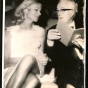 Fotografía original de prensa de Ingrid Thulin y Vittorio De Sica en el XXV Festival Internacional de Cine de Venecia