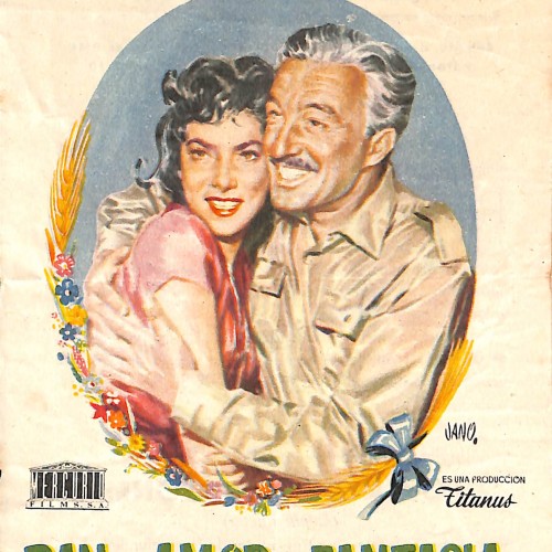 Programa de mano de la película 'Pan, Amor y Fantasía' del Cine Casino Caldense