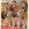Programa de mano de la película Arroz Amargo