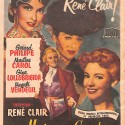 Programa de mano de la película 'Mujeres soñadas' (Les Belles de Nuit), 1954
