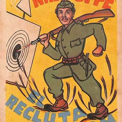 Programa de mano de la película 'El recluta Bom' (1948) del Cine Casino Caldense