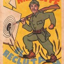 Programa de mano de la película 'El recluta Bom' (1948) del Cine Casino Caldense