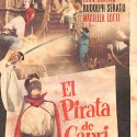 Folleto de mano del Cine Casino Caldense - "El Pirata de Capri" y "Alta Traición"