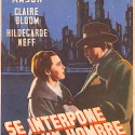Programa de mano de cine español de la película 'Se interpone un hombre' (1953)