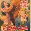 Programa de mano de cine con publicidad de las películas 'El Ídolo Caído', 'La Venganza de Frank James' y 'El Valle Siniestro'