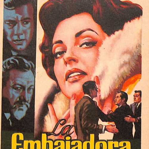 Programa de mano de la película "La Embajadora" (1960)