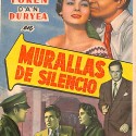 Programa de mano del Cine Bolos Montbuy: "Murallas de Silencio"