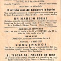 Programa de mano de la película 'Un Marido Ideal' (1947)
