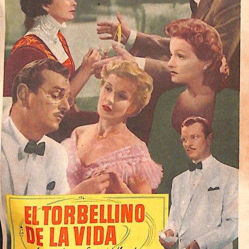 Programa de mano de la película 'El torbellino de la vida'