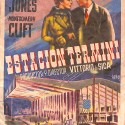 Programa de mano original de la película Estación Termini (1953)