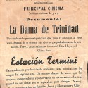 Programa de mano original de la película Estación Termini (1953)
