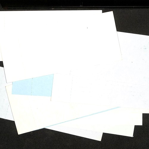 Lote de invitaciones en blanco para presentaciones de películas en Publi-Cinema 1 y 2