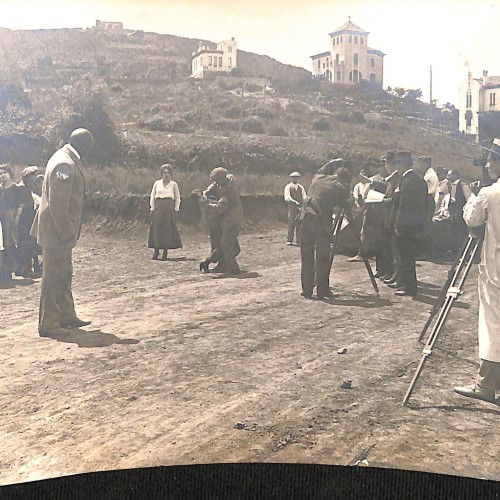 Fotografía original del rodaje de 'El Relicario' (Ricardo Baños, 1928)