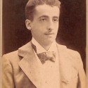 Retrato fotográfico original de Fructuós Gelabert joven por el estudio Napoleón