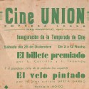 Programa de mano del Cine Union, Mas Rampinyo