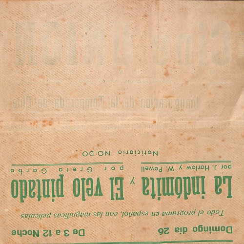 Programa de mano del Cine Union, Mas Rampinyo
