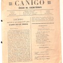 Programa o folleto 'Canigó - Órgano del cinematógrafo', 1907