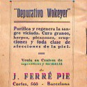 Folleto promocional o programa de mano de la película 'Su hermana de París' con Constance Talmadge